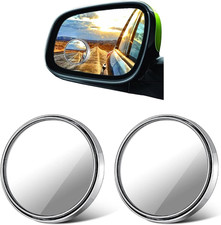 2 Stück runde, konvexe